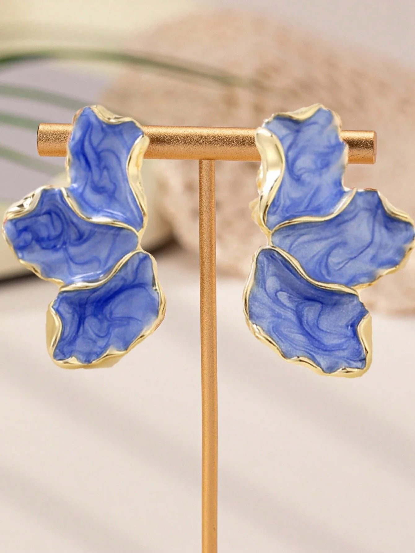 Brincos Pétala Sofisticada