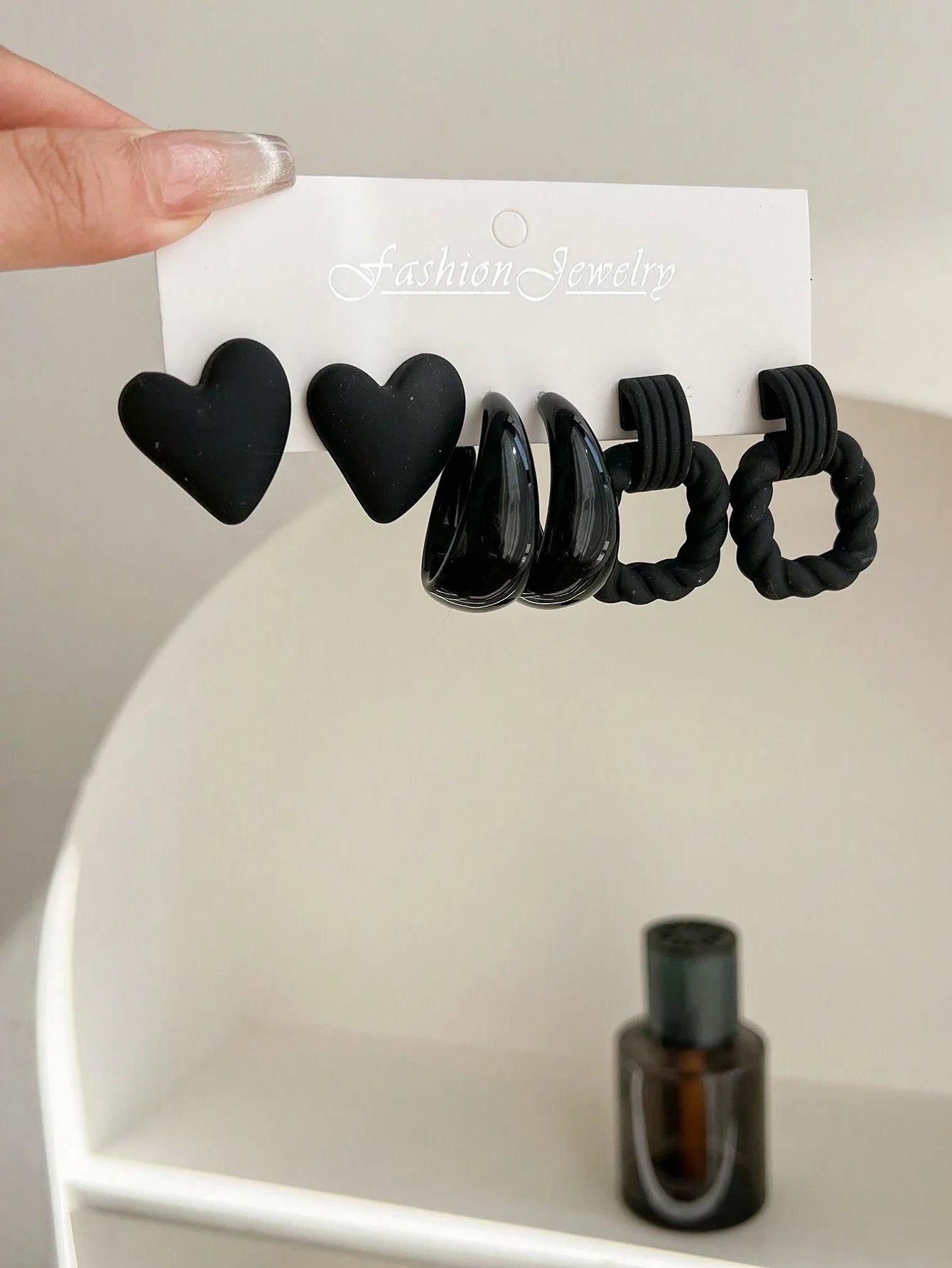 Brincos Tricot Love: Conjunto com 3 Pares