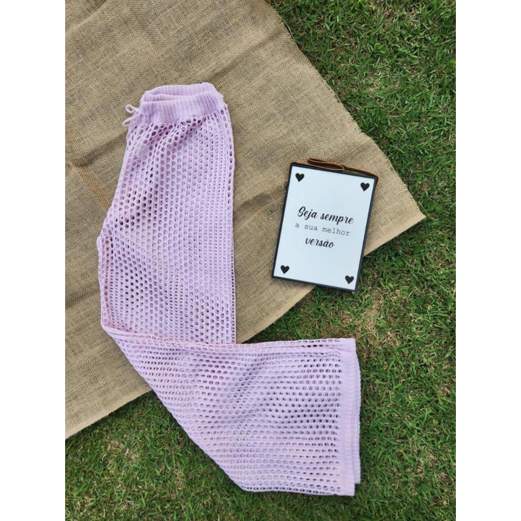 Calça Arrastão em Tricot 2025 (SAÍDA)