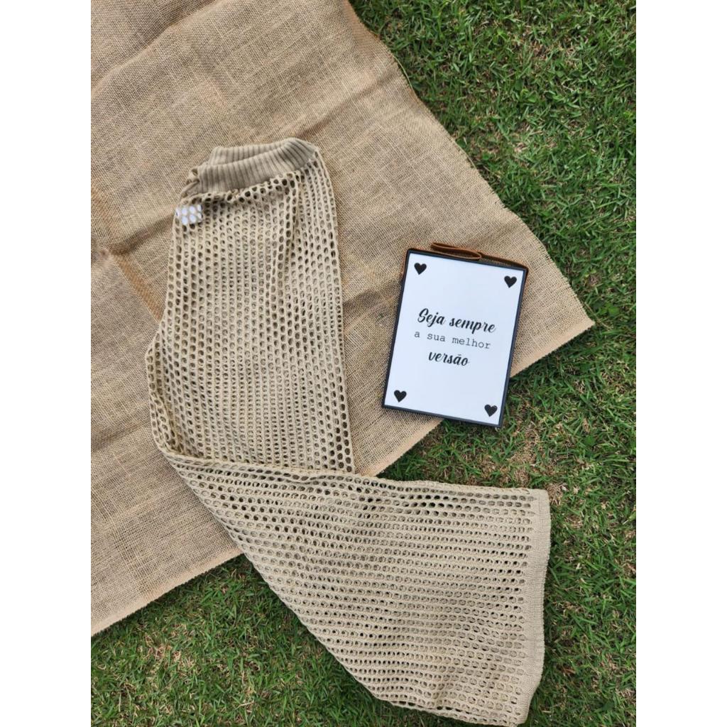 Calça Arrastão em Tricot 2025 (SAÍDA)