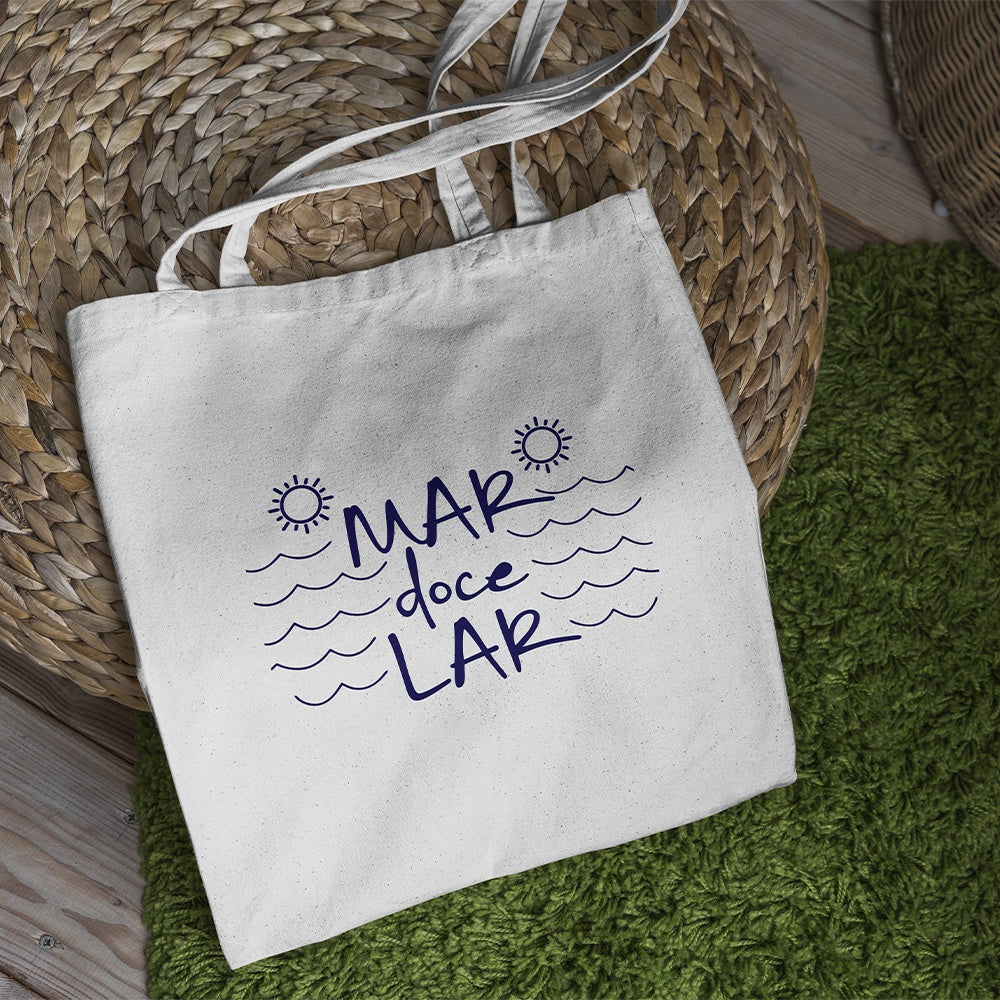 Bolsa de Praia Ecobag Mar Doce Lar