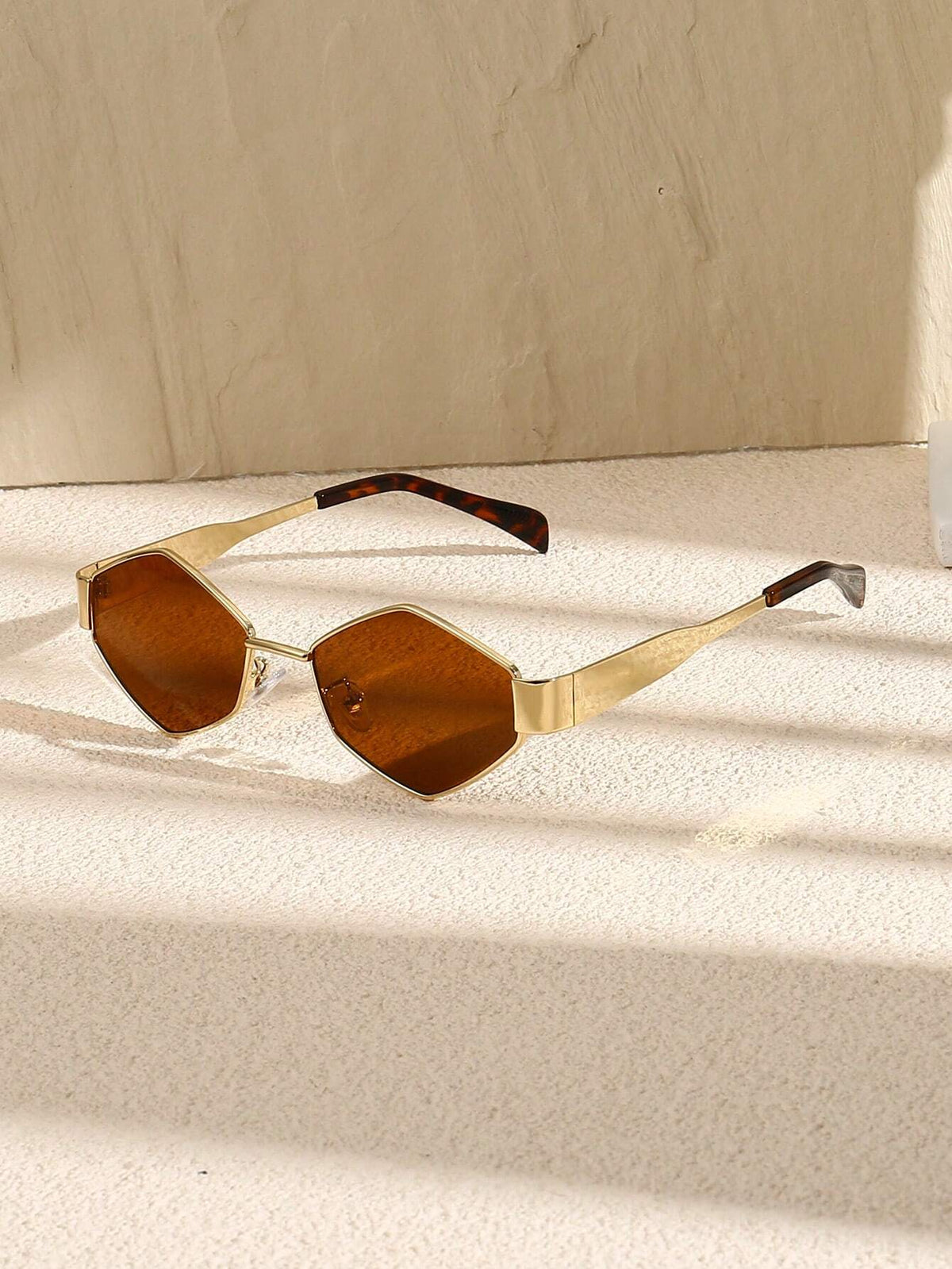 Óculos de Sol Hexagonal Vintage