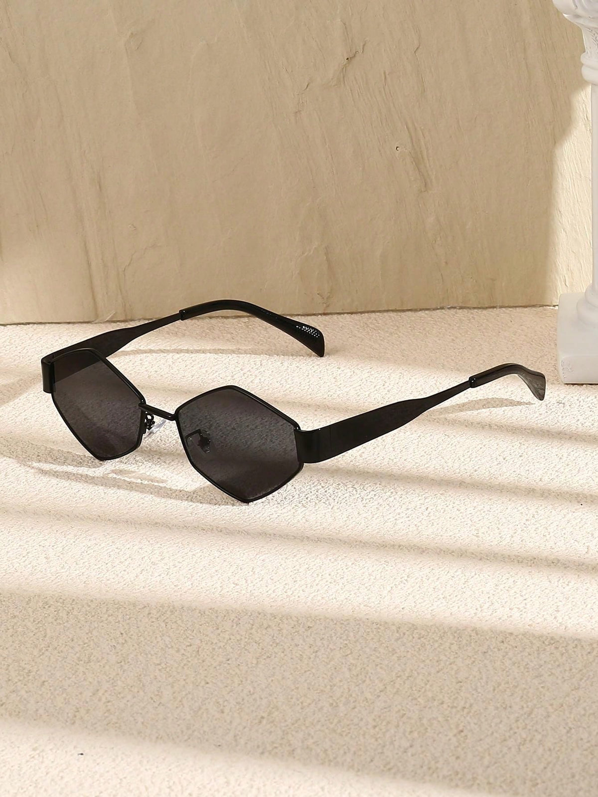 Óculos de Sol Hexagonal Vintage