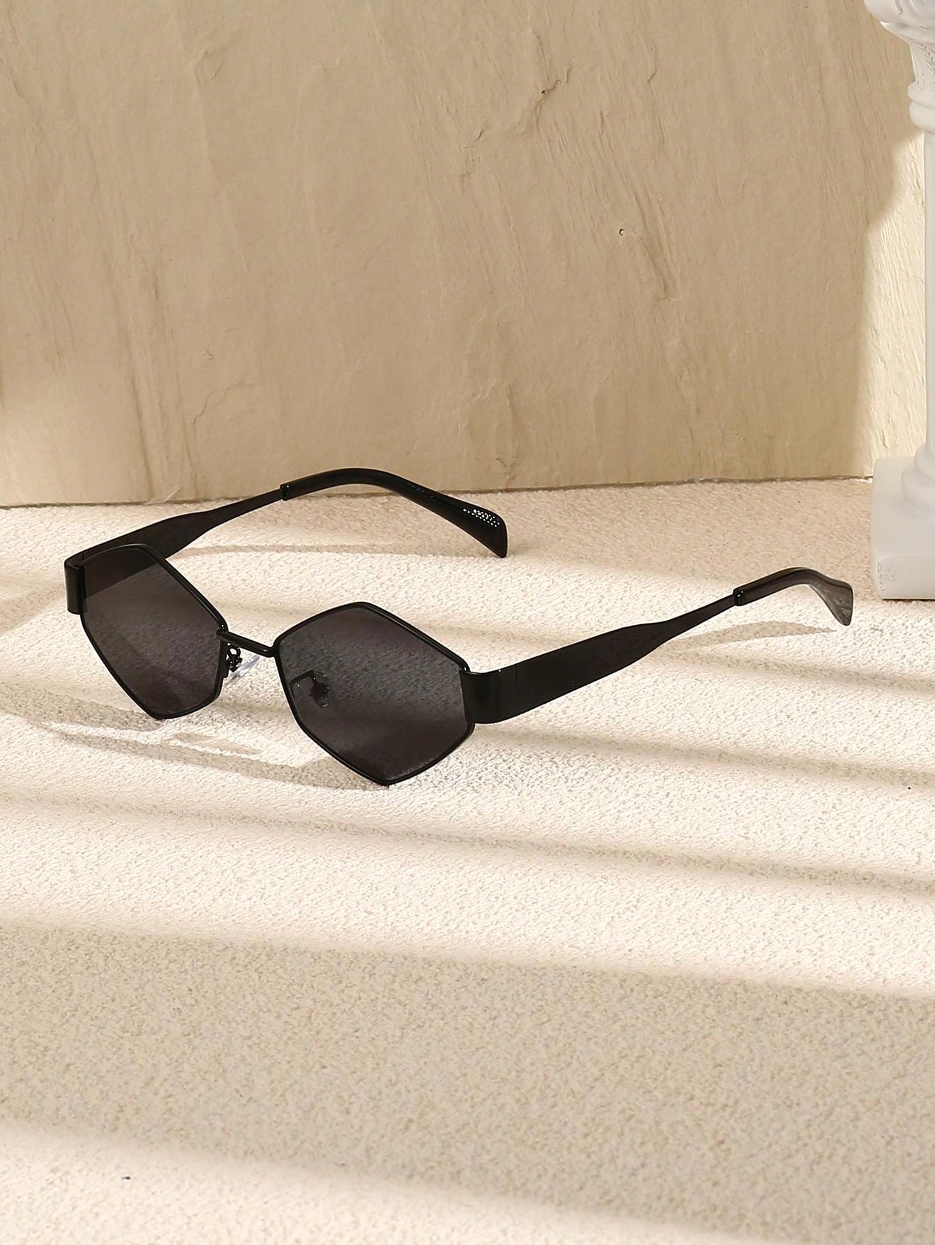 Óculos de Sol Hexagonal Vintage