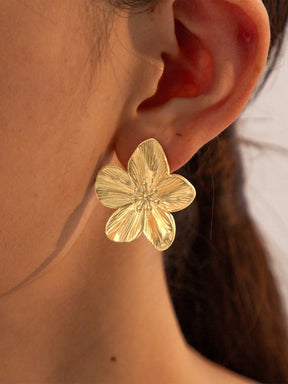 Kit com 2 Pares de Brincos Botão Floral