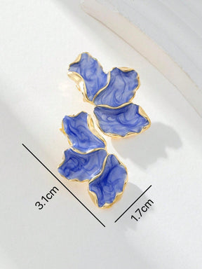 Brincos Pétala Sofisticada