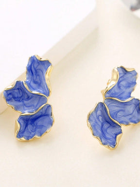 Brincos Pétala Sofisticada