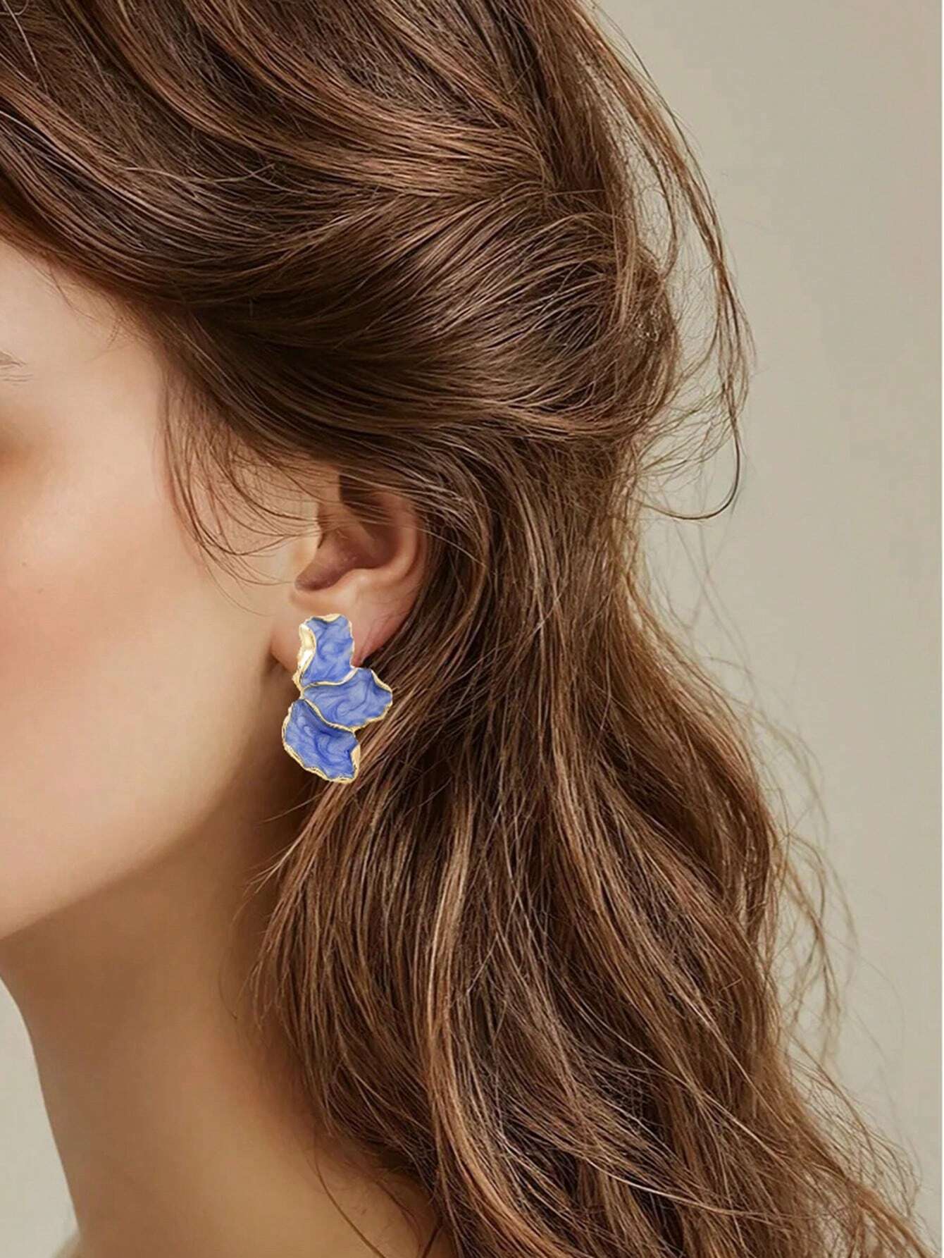 Brincos Pétala Sofisticada