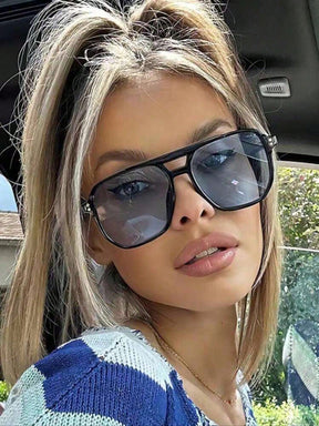 Óculos Oversized Street Style