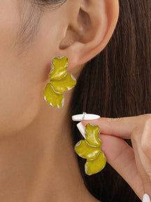 Brincos Pétala Sofisticada