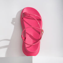 Sandália Papete Azura Flex Tiras Cruzadas